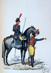Gendarmeria Imperiale di Parigi da A. Lemercier