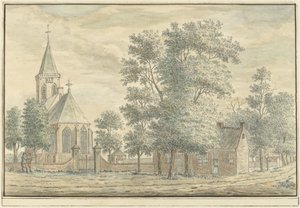 Veduta di Hilversum da A. Masurel