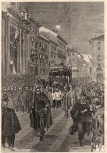 Verdi, Giuseppe: corteo funebre, Milano, 26 febbraio 1901. da A. after Bonamore
