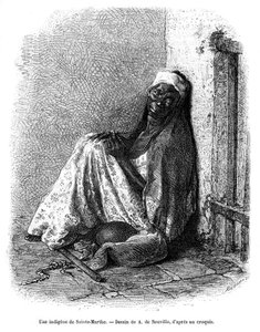 Una donna di Santa Marta, Colombia, XIX secolo da A. de Neuville