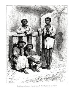 Popoli indigeni, Venezuela, XIX secolo da A. de Neuville