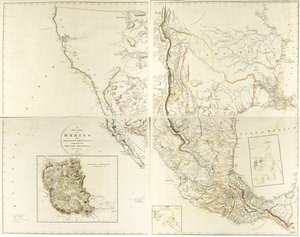 Una nuova mappa del Messico e delle province adiacenti
