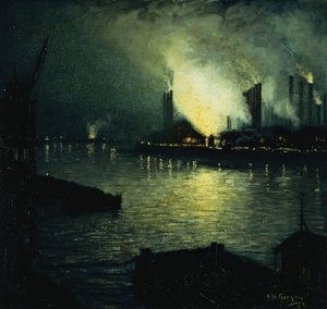 Acciaierie di notte