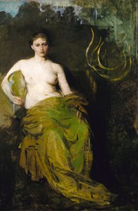 Figura semi drappeggiata da Abbott Handerson Thayer