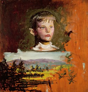 Testa di un ragazzo, 1919 da Abbott Handerson Thayer