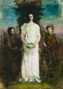 I miei figli Mary, Gerald e Gladys Thayer, ca. 1897 da Abbott Handerson Thayer