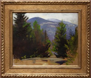 Schizzo della Monadnock Mountain da Abbott Handerson Thayer