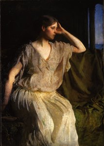 Donna in abito greco da Abbott Handerson Thayer