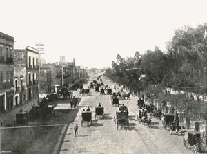 Avenida Juarez, Città del Messico, Messico da Abel Briquet