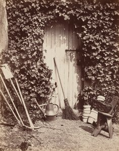 Porte de ferme de Marlotte (Porta con attrezzi da giardino), 1860 ca. 1860 (foto)