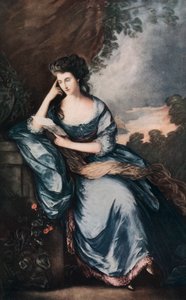 Lady Douglas nel giardino, c. 1784, 1912 da Abel Jamas