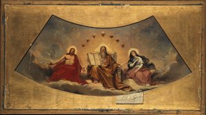 Il Padre Eterno, Cristo e la Vergine Maria, ca. 1838 da Abel de Pujol