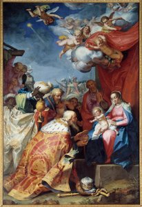 Adorazione dei Magi da Abraham Bloemaert