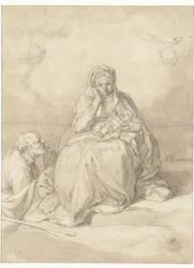La Sacra Famiglia da Abraham Bloemaert