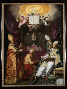I quattro padri della chiesa: rappresentazione di Sant