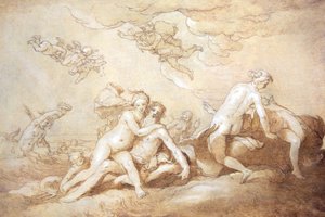Nettuno e Anfitrite da Abraham Bloemaert