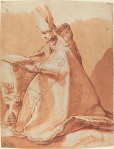 Vescovo seduto da Abraham Bloemaert