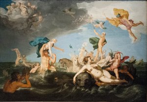 Svedese:  Neptunus triumftåg Trionfo di Nettuno da Abraham Bloemaert