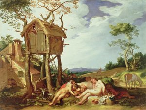 La parabola del grano e della zizzania da Abraham Bloemaert
