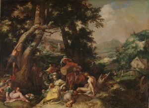 La predicazione di San Giovanni Battista da Abraham Bloemaert