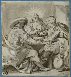 La cena a Emmaus da Abraham Bloemaert