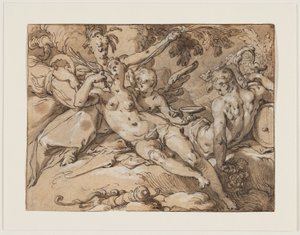 Venere e Bacco (Senza Cerere e Bacco Venere gelerebbe) da Abraham Bloemaert
