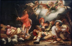 Annunciazione ai pastori da Abraham Bloemaert