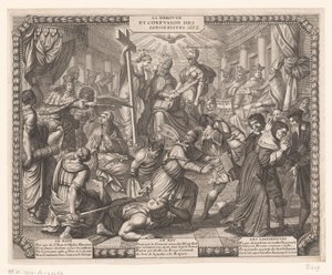 Ritirata dei giansenisti da Abraham Bosse