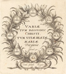 Frontespizio per "I misteri della passione" di Callot da Abraham Bosse