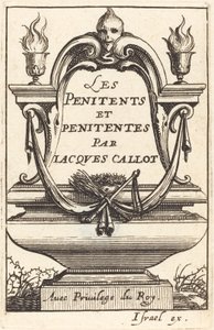 Frontespizio per "I Penitenti" di Callot da Abraham Bosse