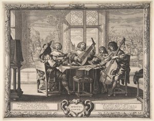 Udito, ca. 1638 da Abraham Bosse