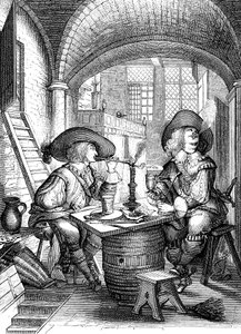 Le Tabac, XVII secolo da Abraham Bosse