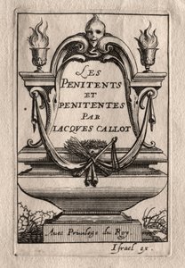 I Penitenti: Frontespizio da Abraham Bosse