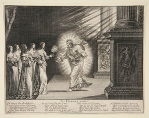 Le vergini sagge: Le vergini folli (6 di 7 stampe della serie) da Abraham Bosse
