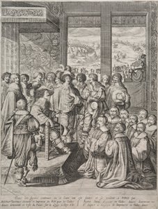 Luigi XIII Riceve una Deputazione di Magistrati da Abraham Bosse