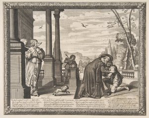 Ritorno del figliol prodigo da Abraham Bosse
