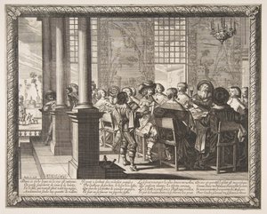 Il Banchetto per il Ritorno del Figliol Prodigo, ca. 1636 da Abraham Bosse