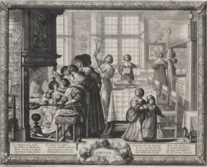Le quattro stagioni: Inverno da Abraham Bosse