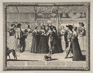 La Galleria del Palazzo di Giustizia, ca. 1638 da Abraham Bosse
