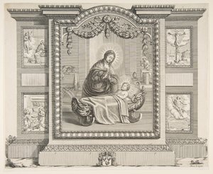 La Natività con scene dell
