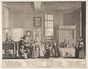 La maestra di scuola da Abraham Bosse