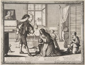 Il picchiatore di mogli da Abraham Bosse