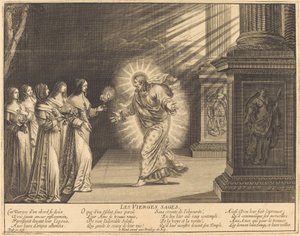 Le vergini sagge con le loro lampade da Abraham Bosse