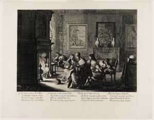 Le vergini sagge e stolte, quinta tavola da Abraham Bosse