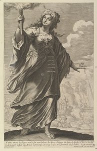 Une Dame de Chypre, 1647 da Abraham Bosse