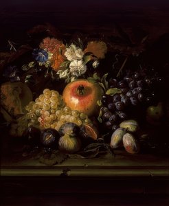 Natura morta con fiori e frutta da Abraham Brueghel