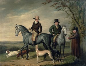 Due Gentiluomini su Cacciatori Grigi da Abraham Cooper