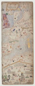 Atlante catalano, Foglio 6, 1375 da Abraham Cresques
