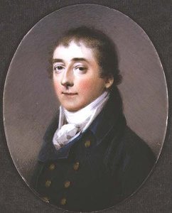 Miniatura di un uomo sconosciuto da Abraham Daniel