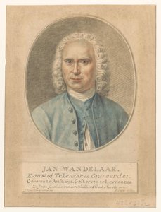 Ritratto di Jan Wandelaar (Jan Wandelaar. Disegnatore e Incisore Abile) da Abraham Delfos